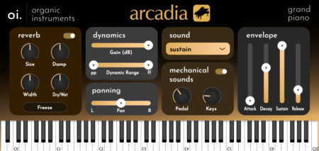 Screenshot of arcadia plugin.